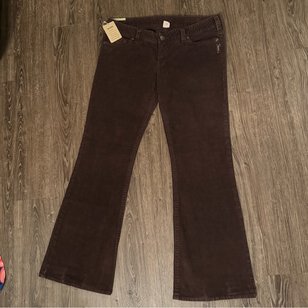 Silver Jeans Dark Brown Bootcut Corduroy Pants